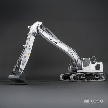 1/14 scale engineering remote-controlled hydraulic model CNC 7-way directional valve Aoue-945 long boom excavator BA-B0034