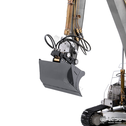 LESU 1/14 Hydraulic Excavator Wide Bucket Toothless Bucket AT-C0069 Sheet Metal Process Simulation Model Accessories