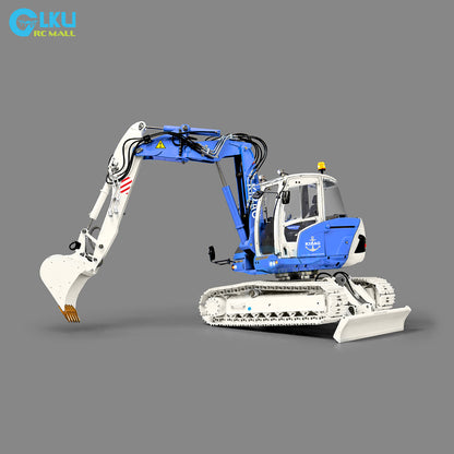 LESU Model 1/14 Dual-Pump 9-Valve MC15 Tracked 4-Arm Excavator BA-B0042