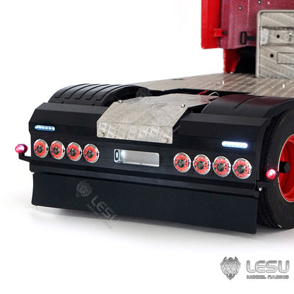 1/14 remote control model metal toy tractor airbag suspension tail beam taillight S-1276-B modified accessories LESU