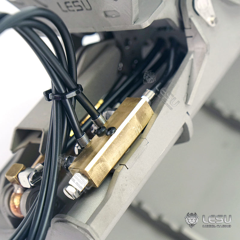 LESU 1/14 Engineering Hydraulic Excavator CAT 374F Modified Quick Release Tool Hydraulic Tilt Bucket Attachment