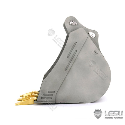 LESU 1/14 Engineering Hydraulic Excavator CAT 374F Modified Quick Release Narrow Bucket Attachment