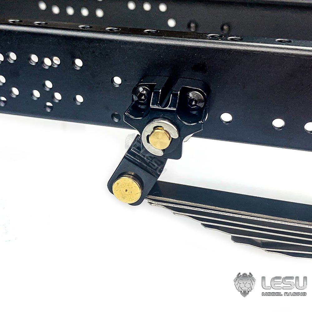 1/14 truck Tamiya tractor X-8011 simulation straight steel plate power bridge front suspension mud head DIY model LESU