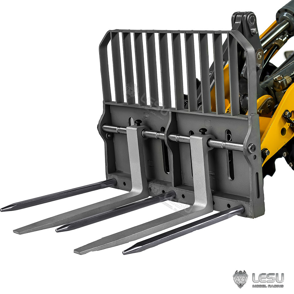 1/14 AT-C0020-B MCL8 loader adapter full metal fork bucket LESU
