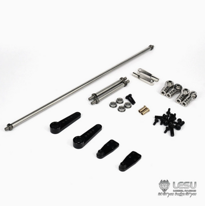 1/14 Mud tractor axle 8X8 linkage steering tie rod G-6020 RC remote control car model LESU