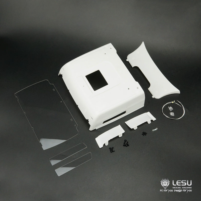 1/14 truck toy TGX car shell metal chin pump bumper Tamiya mud tractor accessories car model