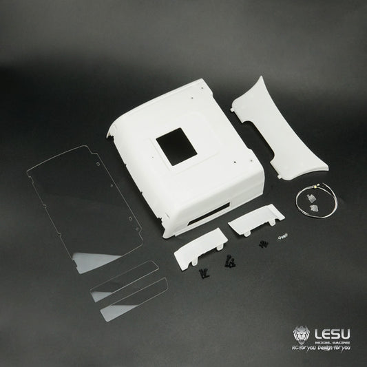 1/14 truck toy TGX car shell metal chin pump bumper Tamiya mud tractor accessories car model