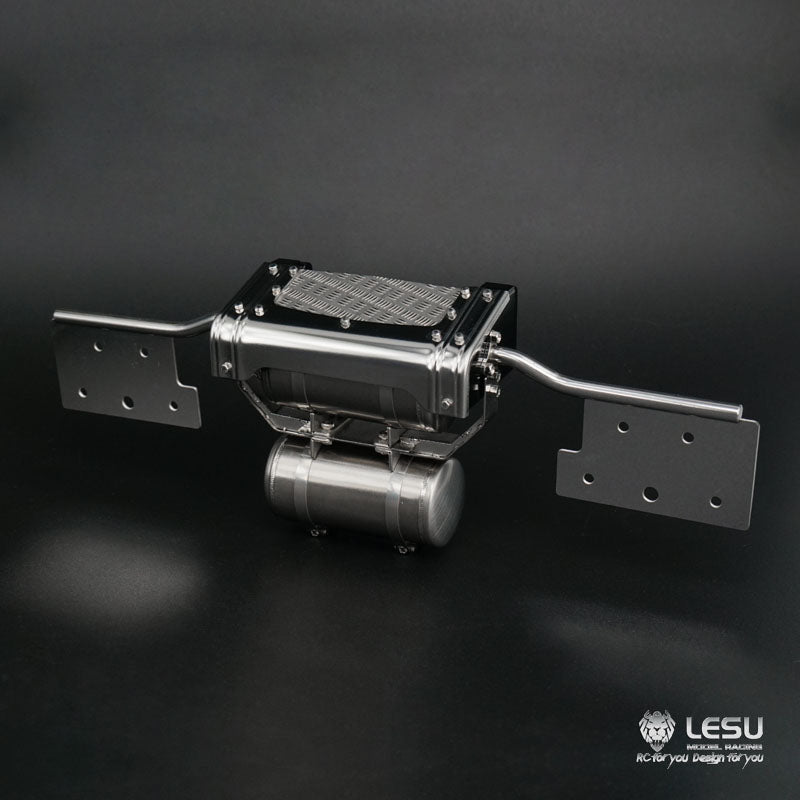 LESU 1/14 Tamiya heavy tractor remote control toy tail beam tail light gas tank set G-6200