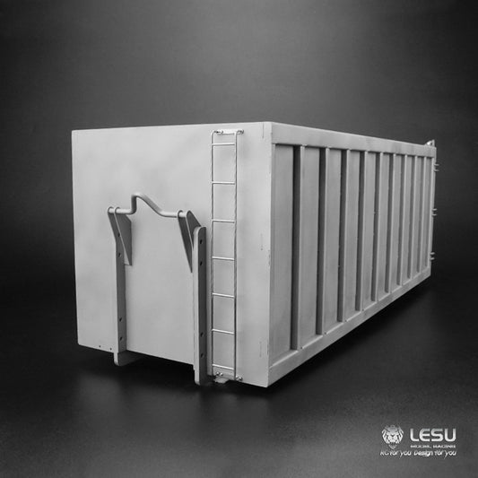 LESU 1/14 Truck Metal Toy Fully Unloaded Hydraulic Roll-off Truck Cargo Box Set LS20160901-H