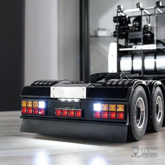 1/14 Truck tractor remote control toy tail beam taillight set S-1234 Tamiya R620R470 bumper LESU