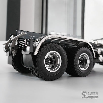 1/14 Truck Double Axle Fender S-1243 Rear Wheel Sand Plate Tamiya Mud Truck Dump Truck Model Accessories LESU