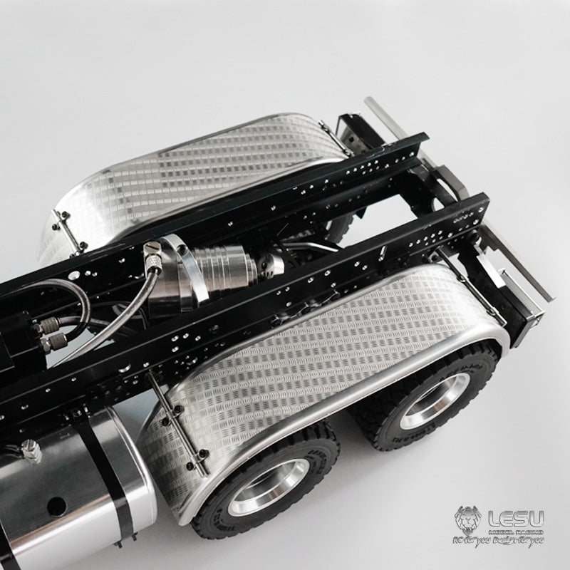 1/14 Truck Double Axle Fender S-1243 Rear Wheel Sand Plate Tamiya Mud Truck Dump Truck Model Accessories LESU
