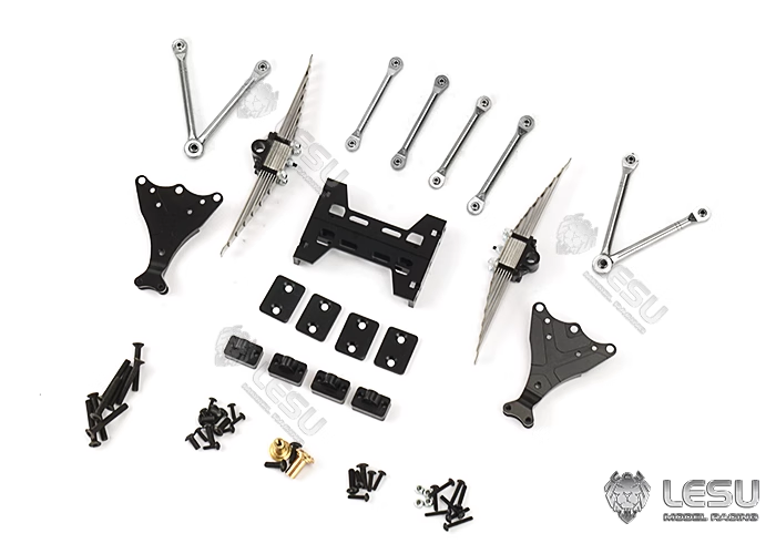 1/14 Truck Heavy Load Rear Suspension Assembly X-8019 Tamiya Tractor Mud Head Upgrade Modified Accessories LESU Model