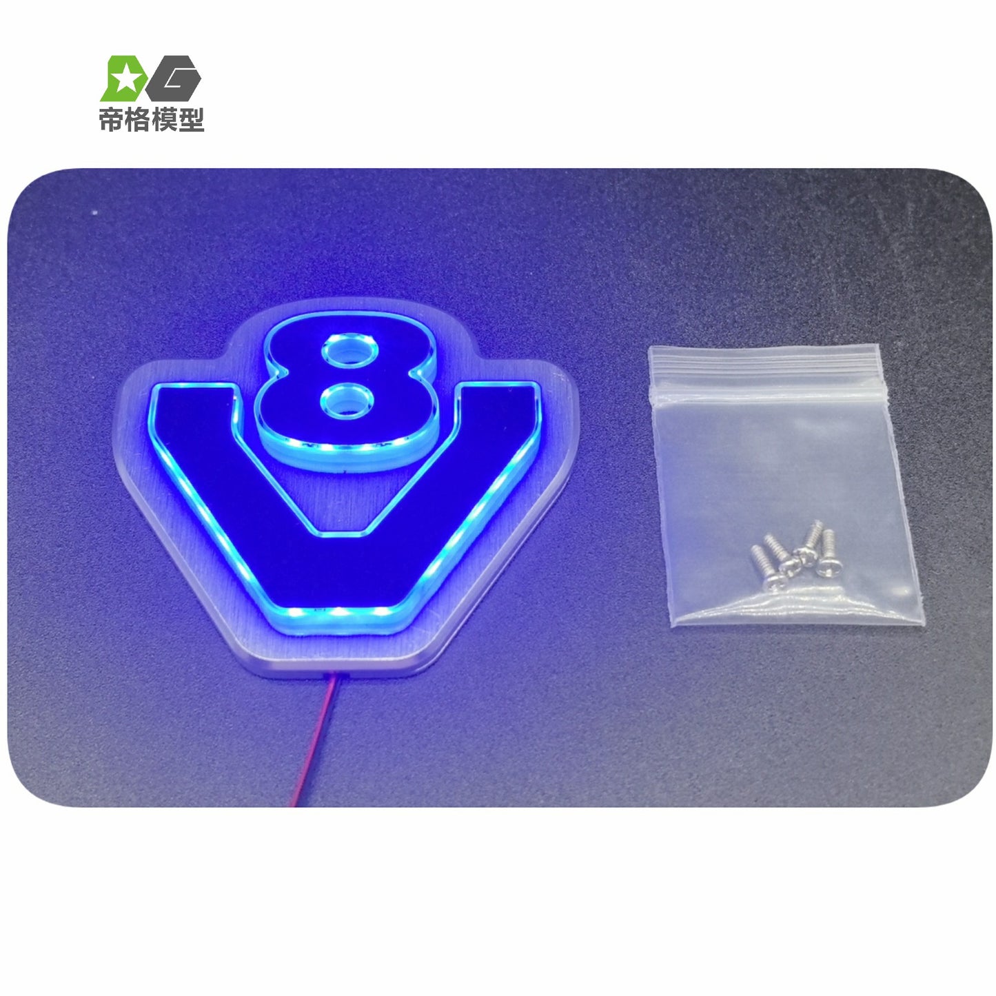 DG Model Tamiya 1/14 V8 Tractor Truck 56371 770S Man Background Wall Light Box