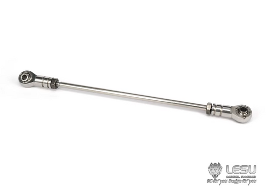 LESU 1/14 Tamiya tractor truck dump truck axle DIY modified front axle steering tie rod accessories