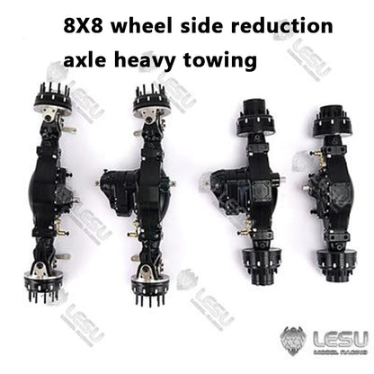 LESU 1/14 Tamiya truck remote control model modified inter-axle differential wheel side reduction axle