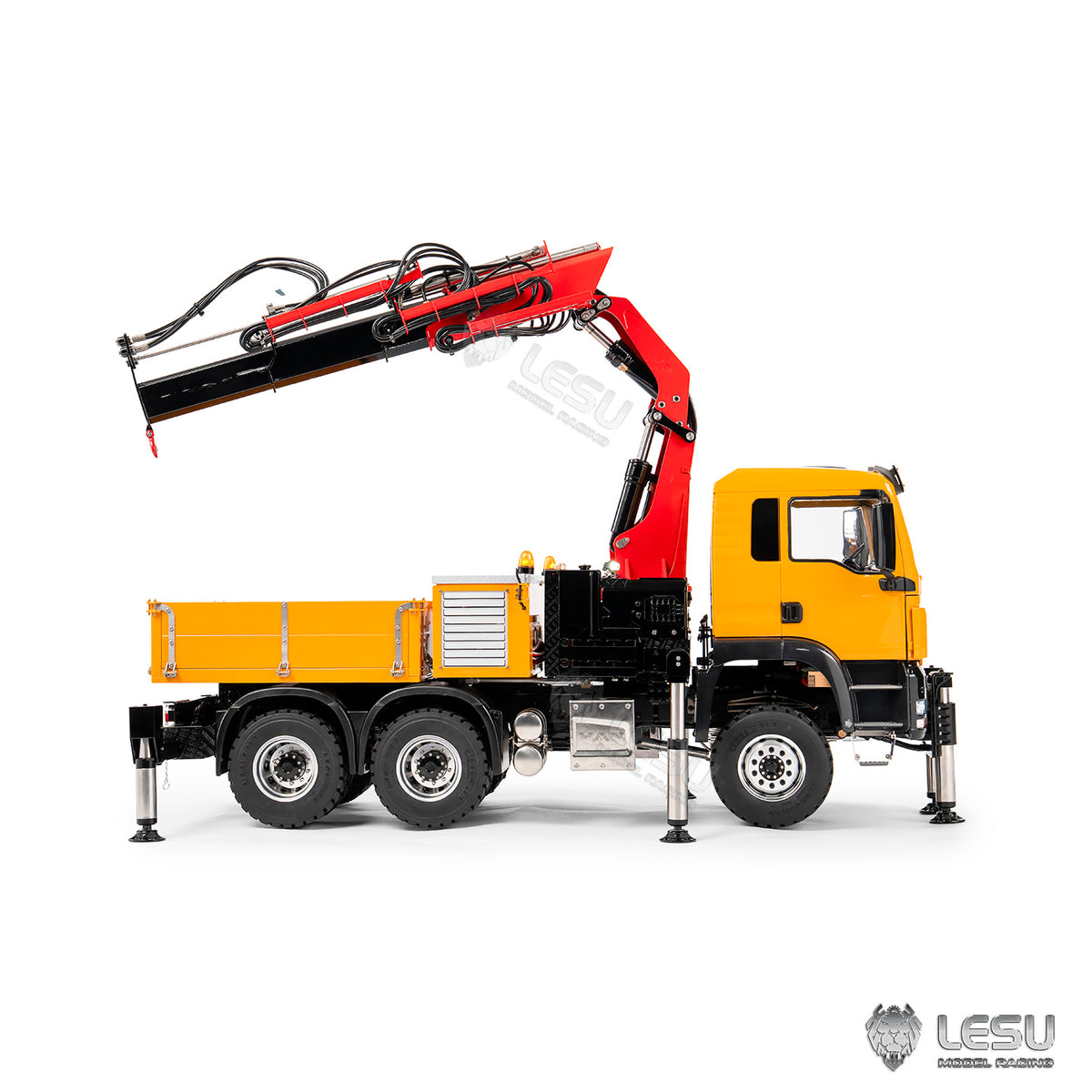 1/14 TGS 6×6 Crane Truck, Extension Jib Optional, LESU LS‑Z0086
