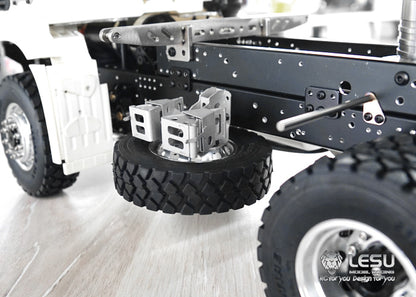 1/14 truck spare tire rack wheel anti-slip set G-6152 Tamiya mud head DIY tractor model LESU