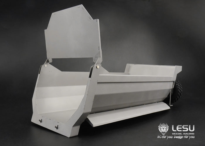 LESU1/14 Tamiya hydraulic dump truck bucket front cylinder hardcover U bucket DIY modified car model body