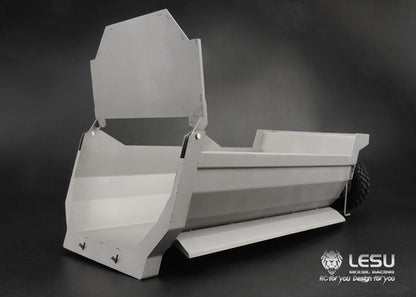 LESU1/14 Tamiya hydraulic dump truck bucket front cylinder hardcover U bucket DIY modified car model body