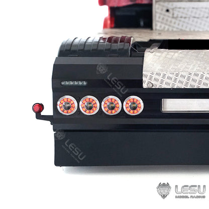1/14 remote control model metal toy tractor heavy tail beam taillight set S-1276-A modified accessories LESU