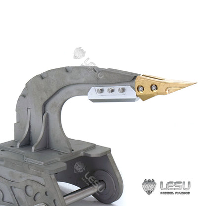 LESU 1/14 Engineering Hydraulic Excavator CAT 374F Modified Quick Release Curved Blade Ripper Attachment
