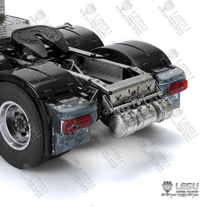 Tamiya tractor toy tail beam tail light rack three gas tank set L-1030 1/14 truck universal modified LESU