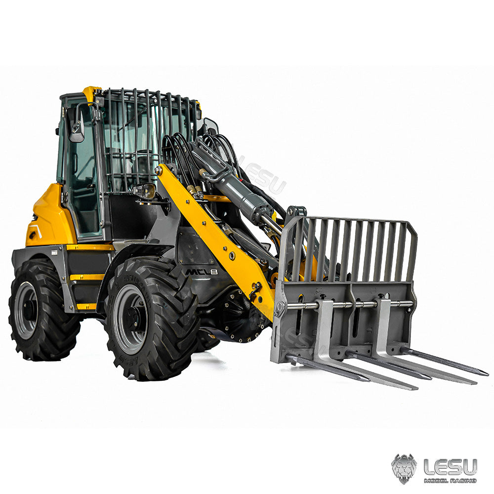 1/14 AT-C0020-B MCL8 loader adapter full metal fork bucket LESU