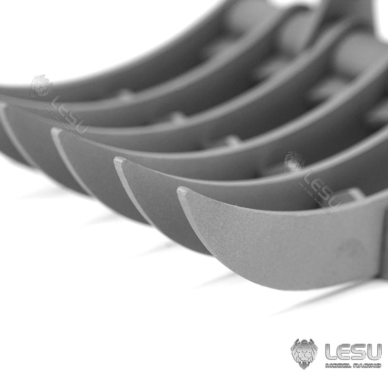 LESU 1/14 simulation hydraulic excavator PC360, wheel excavator, small short tail modified quick-detach metal rake bucket accessories