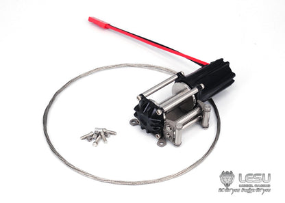 Electric winch LS-A0012 vehicle-mounted small crane winch off-road vehicle self-rescue car winch RC model LESU