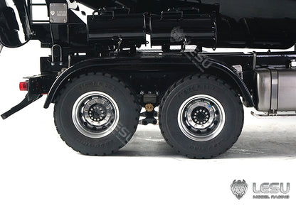 LESU 1/14 Tamiya Truck Model Metal Toy 6*6 Engineering Mixer Truck