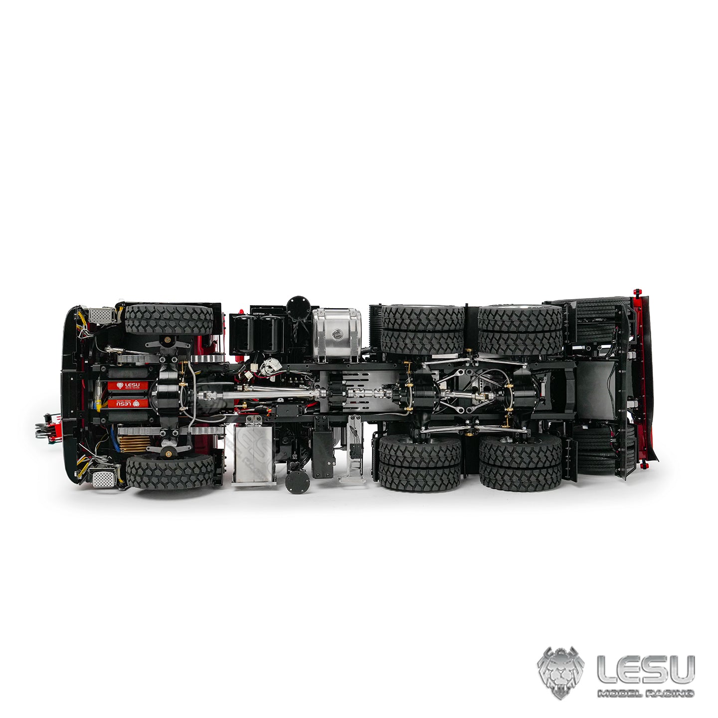 LESU 1/14 Truck-Mounted Log Grabber with Rotating Hydraulic Timber Crane - Simulation Engineering Vehicle LS-Z0073