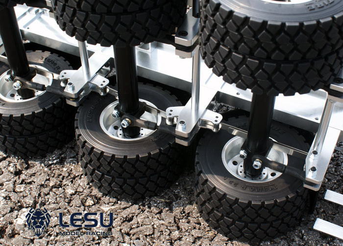 LESU1/14 Tamiya truck Maersk semi-trailer model 20 feet 40 feet trailer container chassis frame trailer