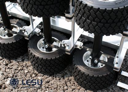 LESU1/14 Tamiya truck Maersk semi-trailer model 20 feet 40 feet trailer container chassis frame trailer