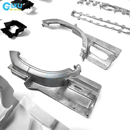 1/14 scale metal car body, Mercedes-Benz metal car body, CNC Mercedes-Benz model, MD metal.