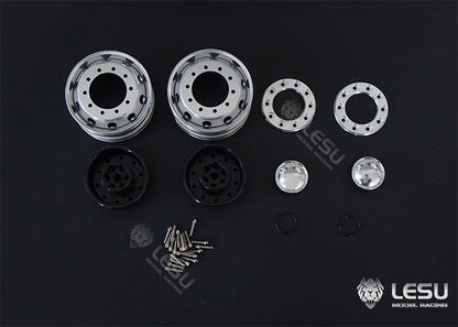 1/14 truck toy aluminum alloy CNC made front wheel hub W-2051 Tamiya tractor model accessories