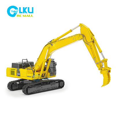 1/50 Desktop Electric Komatsu PC450 Metal Simulation Remote Control Screw Excavator Model