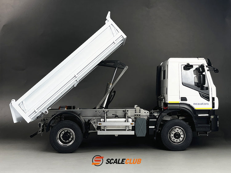 Scaleclcub Model 1/14 Iveco Hydraulic Dump Truck 4×4 RTR with Paint