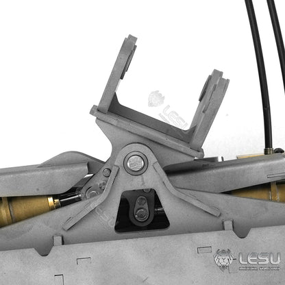 LESU 1/14 Engineering Machinery Model Excavator ET35 Modified Quick Release Tool Hydraulic Tilt Bucket Attachment