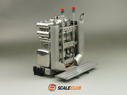 scaleclub 1/14 MAN F2000 MAN heavy tractor trailer metal equipment rack
