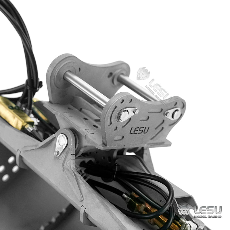 LESU 1/14 Engineering Hydraulic Excavator CAT 374F Modified Quick Release Tool Hydraulic Tilt Bucket Attachment