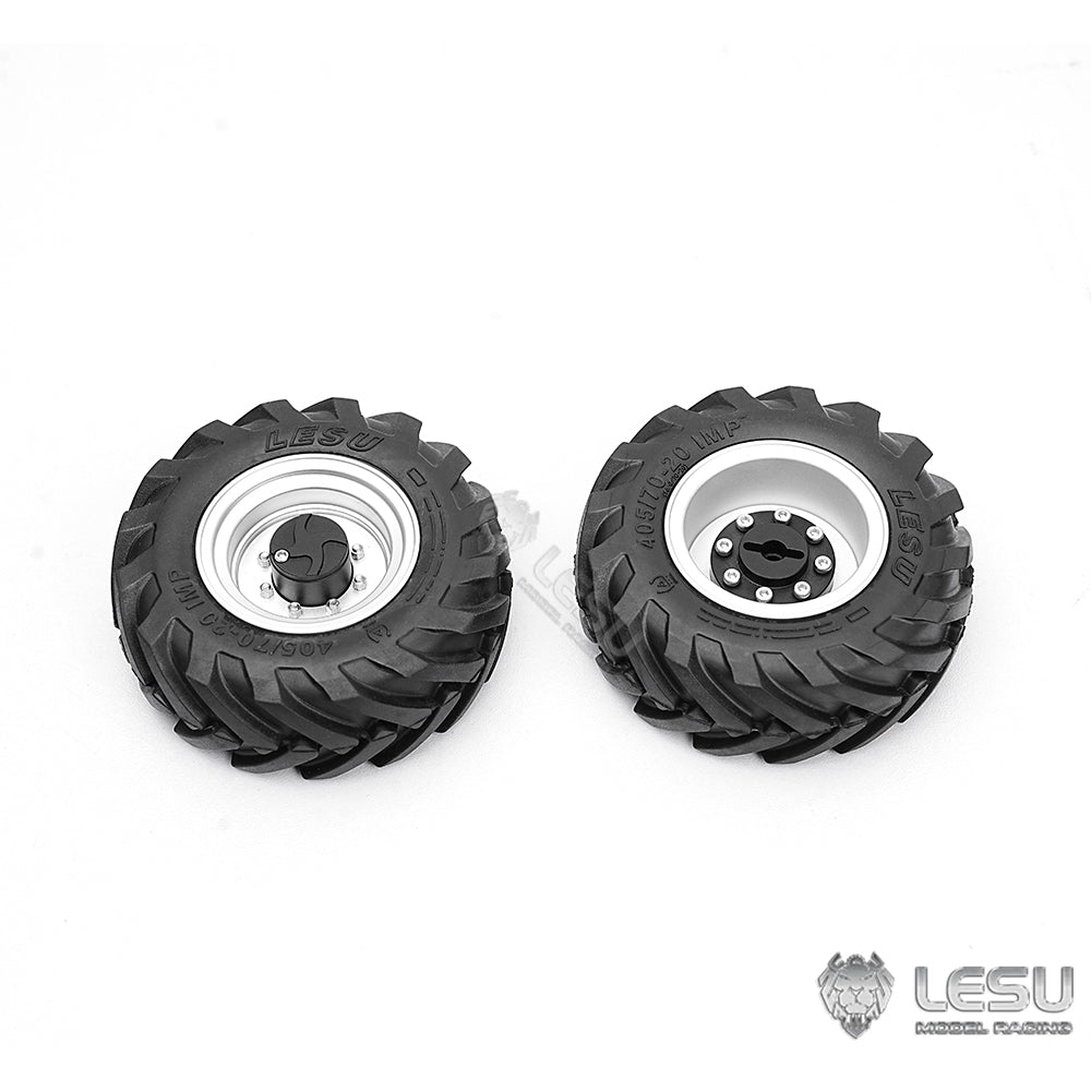 1/14 6MDX dump truck MCL8 loader AT1050 forklift tire wheel accessories set
