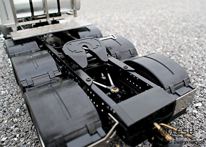 LESU 1/14 Tamiya Benz 1851 3363 Heavy Duty Tractor Truck Chassis 8X8 Full Drive Differential Lock Axle