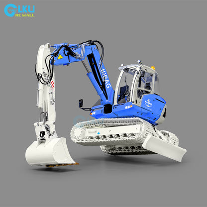 LESU Model 1/14 Dual-Pump 9-Valve MC15 Tracked 4-Arm Excavator BA-B0042