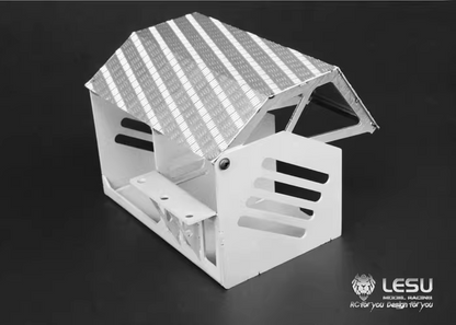 Fully unloaded roll-on/roll-off vehicle two-position reversing valve tool box Tamiya 1/14 tractor simulation decorative parts mud head DIY model