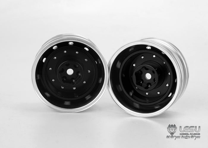 1/14 truck model toy aluminum alloy front wheel hub W-2049 Tamiya tractor LESU