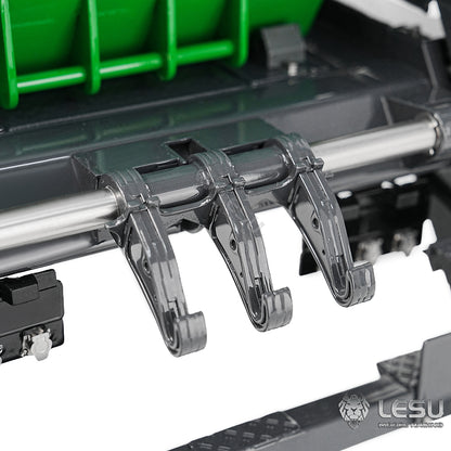LESU 1/14 Truck 4*4 Hydraulic 4 Valve Rocker Tipper Loader High-end Neat Integrated Welded Copper Pipe
