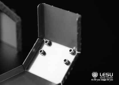 1/14 Truck Tamiya Tractor Sand Plate LS-20160901-A2 Mud Dump Truck Stainless Steel Front Wheel Fender