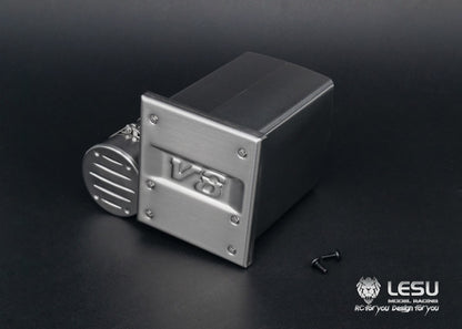 1/14 truck toy simulation exhaust V8 with gas tank model G-6142 Tamiya tractor upgrade accessories LESU