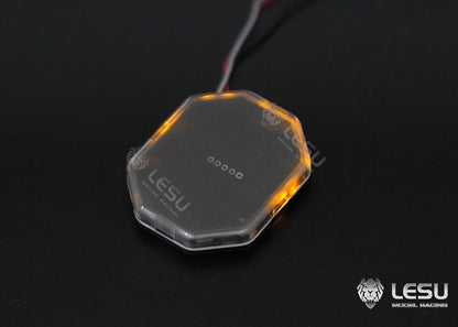 LED red blue yellow variable mode fire truck engineering warning dome light parts LESU 1/14 truck toy Tamiya tractor truck